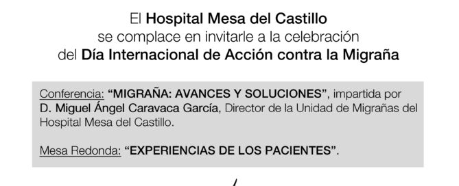 Mesa del Castillo organiza una jornada sobre últimos avances en tratamiento de migraña
