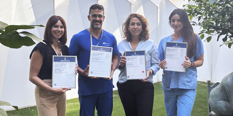 Hospital Mesa del Castillo renueva su compromiso con la calidad, el medio ambiente y la seguridad del paciente